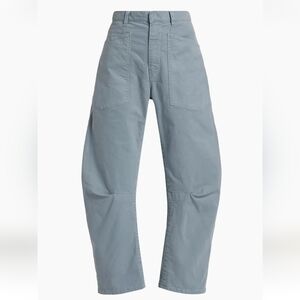 Nili Lotan Shon Pant barrel Leg vintage blue 0